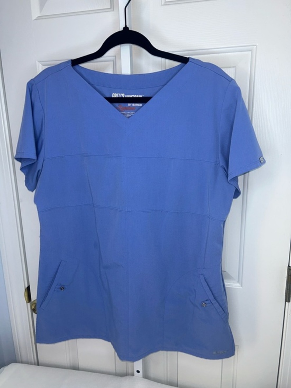 Grey's Anatomy Periwinkle V-Neck Scrub Top